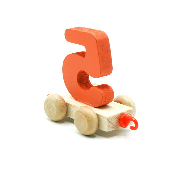 Naayaab Craft Digits Number 0-9 Train Toy Wooden Set | Fun Learning Blocks | Early Educational Kids 3+ Years | Fun Educational Learning Toy for Child