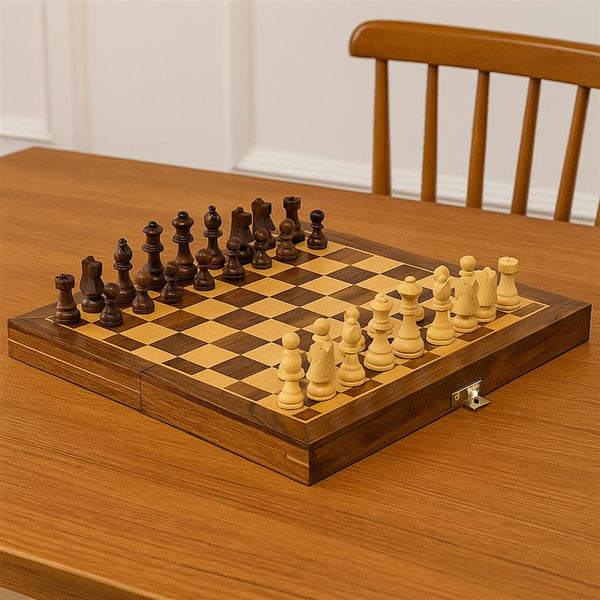 Naayaab Craft Premium Wooden Magnetic Chess Board- (10 Inch to 14 Inch) Naayaab craft