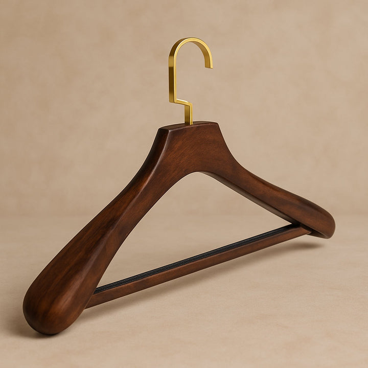 Naayaab Craft Wooden Non Slip 360° Swivel Hook Clothes Hanger Pack of (1 / 2) Naayaab craft