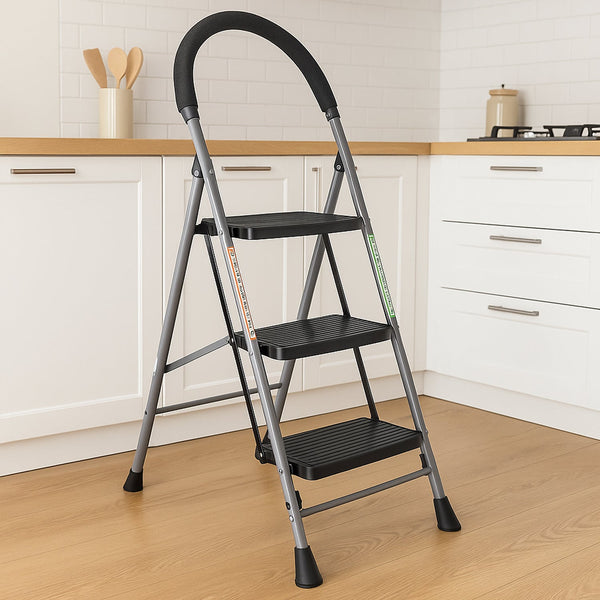 Naayaab Craft Step Stool Folding 3 Step Ladder Naayaab craft